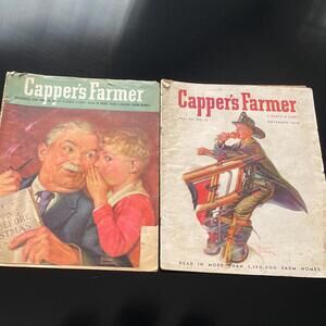 Capper’s Farmer Magazines Lot Of 2 Nov & Dec 1939 Farming Stories Great Ads